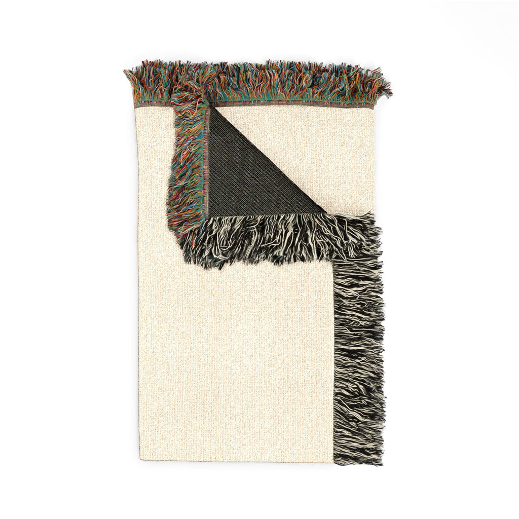 Sympathy Message Woven Blanket — “A Hug From Me to You” Cozy Cotton Throw