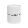 Ceramic Mug — Minimalist Text Coffee Cup (11oz/15oz)