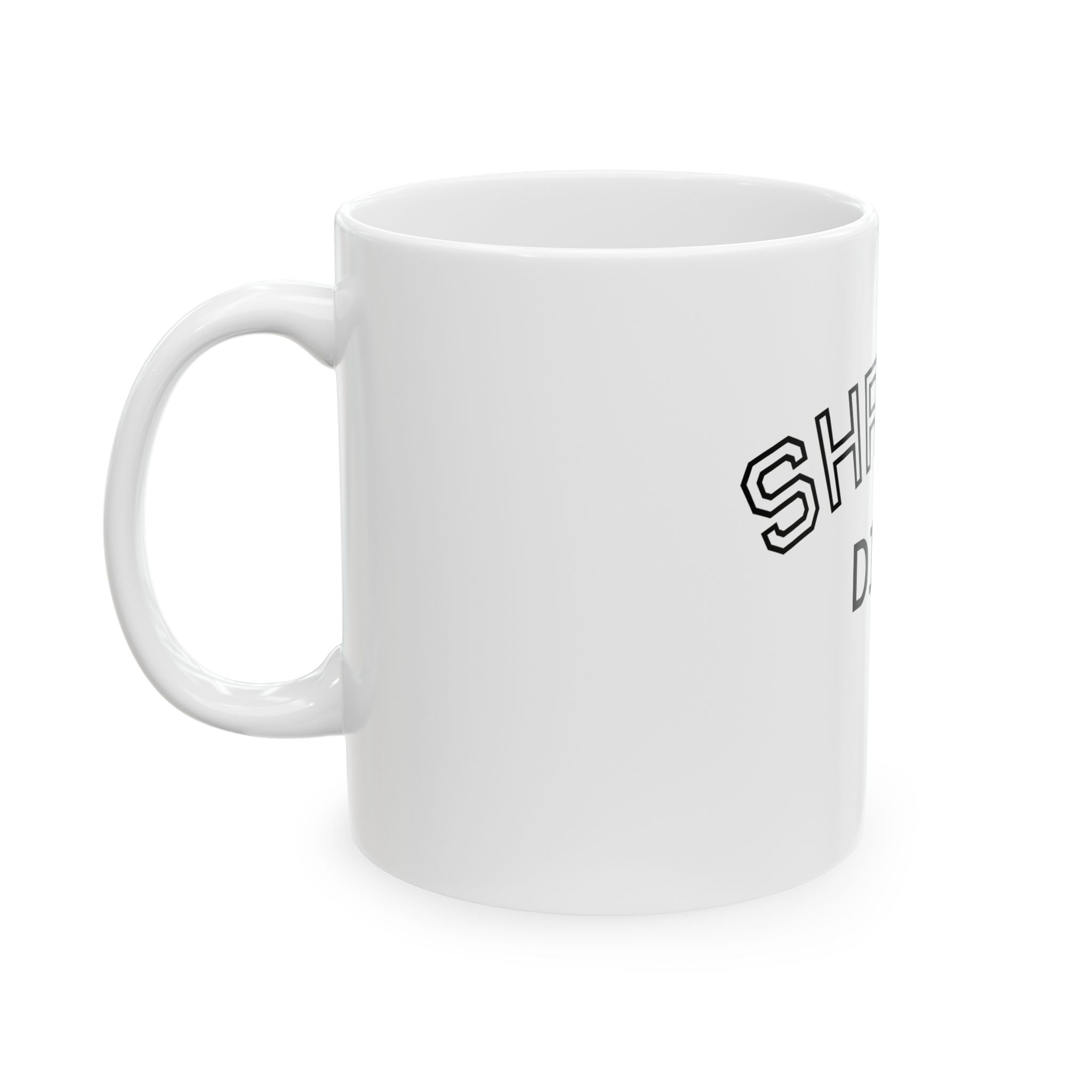 Ceramic Mug — 'Shrimp Dick' Funny Novelty Coffee Mug with Shrimp Graphic