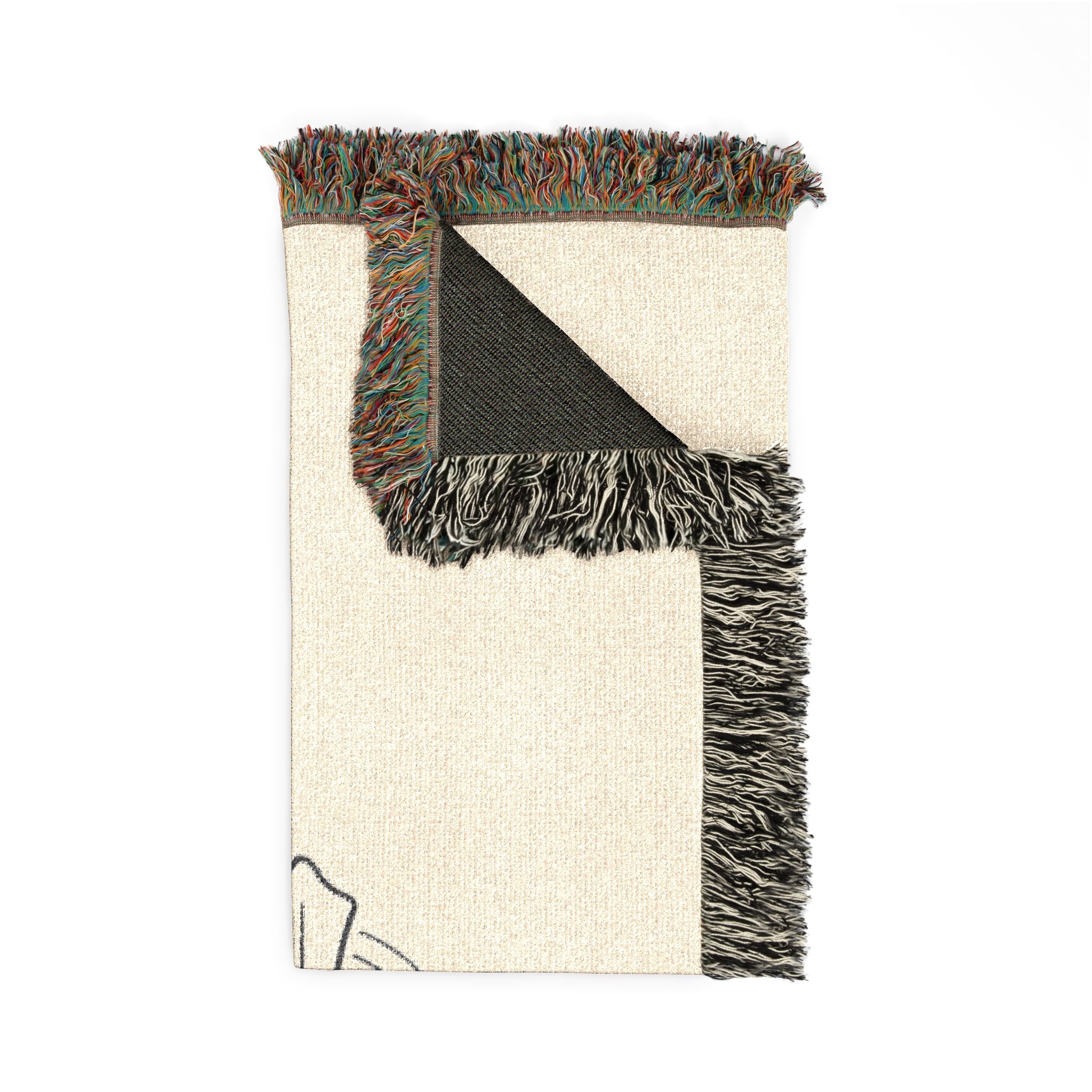Religious Woven Blanket — 'In My Prayers' Cross Throw